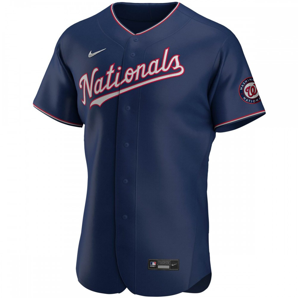Washington Nationals Alternate Authentic Team Jersey - Navy-Pro Kit Vault | Brand New 26/27 Sports Jerseys